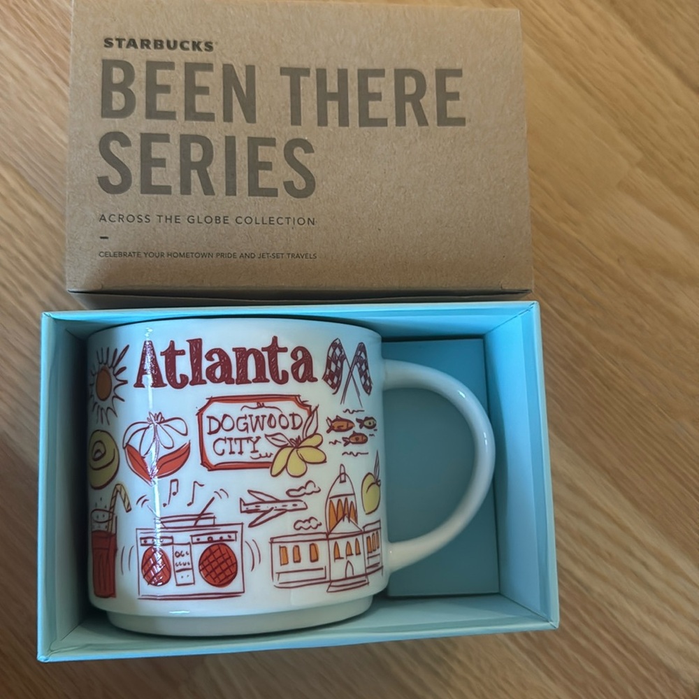 New Starbucks Atlanta GA Been There Series Coffee Cup Mug NIB Dogwood City